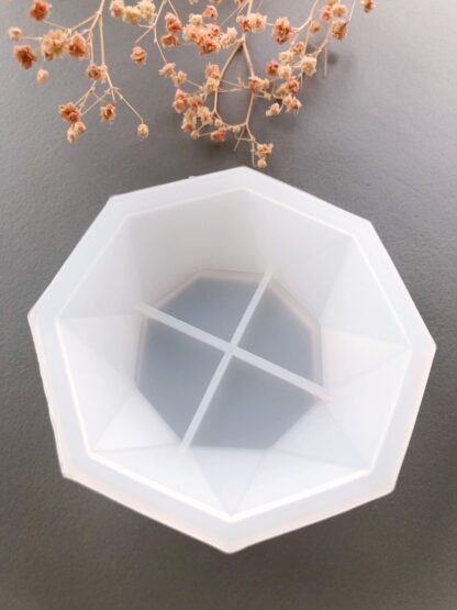 Epoxy Resin Gietharts Siliconen mallen Opbergbakjes set close up octagon