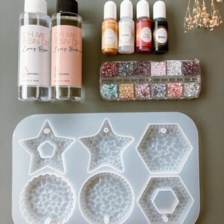 Epoxy Resin Giethars DIY kit incl epoxy Decoratieve hangers Set 1